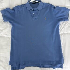 Ralph Lauren Blue Polo Shirt Classic Style